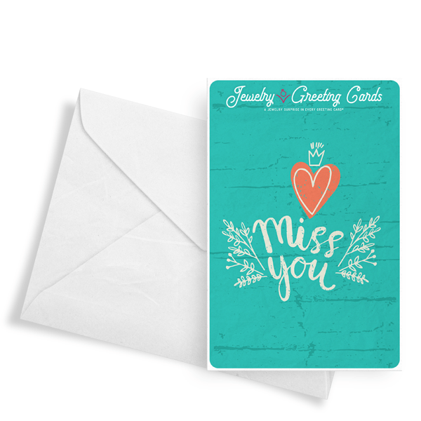 Miss You | Jewelry Greeting Cards®-Jewelry Greeting Cards-The Official Website of Jewelry Candles - Find Jewelry In Candles!