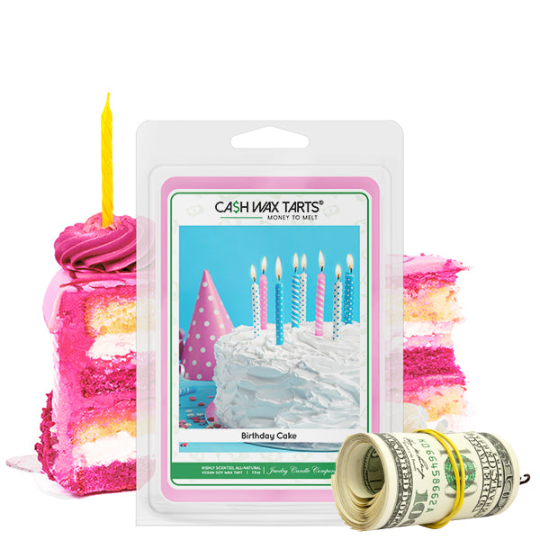 Birthday Cake | Cash Wax Melt-Cash Wax Melts-The Official Website of Jewelry Candles - Find Jewelry In Candles!