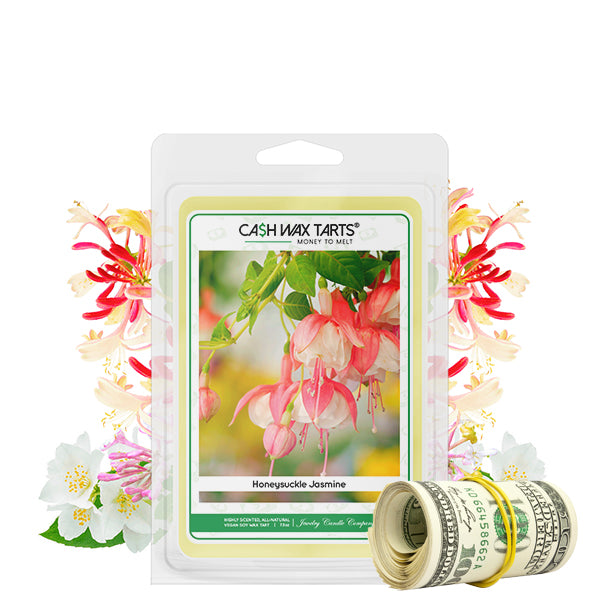 Honeysuckle Jasmine | Cash Wax Melt-Cash Wax Melts-The Official Website of Jewelry Candles - Find Jewelry In Candles!