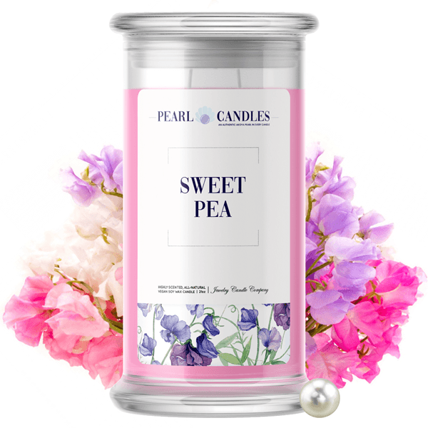 Sweet Pea | Pearl Candle®-Pearl Candles®-The Official Website of Jewelry Candles - Find Jewelry In Candles!