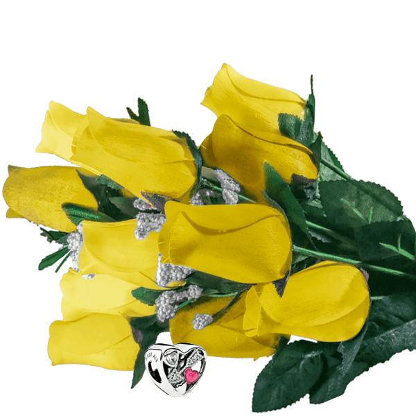 Yellow Bouquet Charm Roses