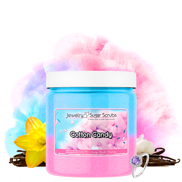 Cotton Candy | Single Jewelry Sugar Scrub®-Jewelry Sugar Scrub®-The Official Website of Jewelry Candles - Find Jewelry In Candles!