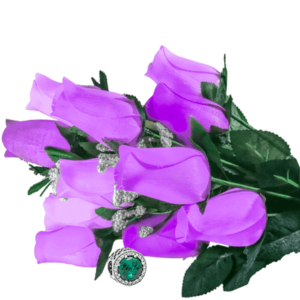 Lavender Bouquet Charm Roses