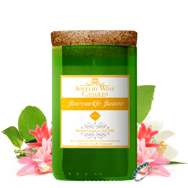 Honeysuckle Jasmine | Jewelry Wine Candle®-Jewelry Wine Candles-The Official Website of Jewelry Candles - Find Jewelry In Candles!