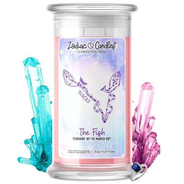 Pisces | Zodiac Candle®-Zodiac Candles®-The Official Website of Jewelry Candles - Find Jewelry In Candles!