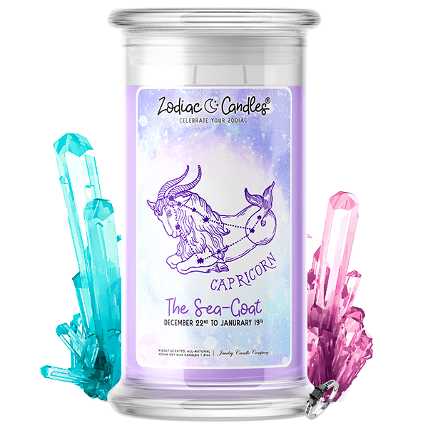Capricorn | Zodiac Candle®-Zodiac Candles®-The Official Website of Jewelry Candles - Find Jewelry In Candles!