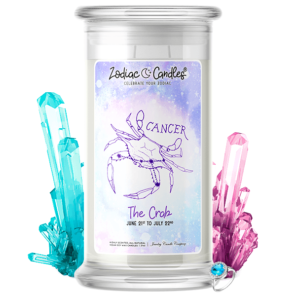 Cancer | Zodiac Candle®-Zodiac Candles®-The Official Website of Jewelry Candles - Find Jewelry In Candles!