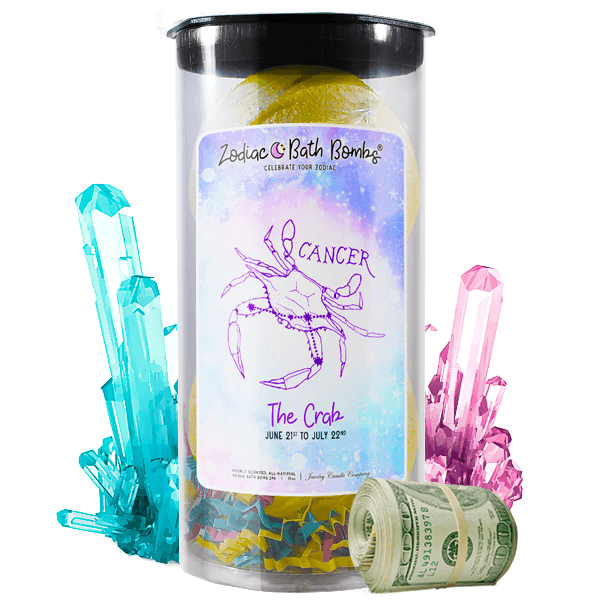 Cancer | Zodiac Cash Bath Bombs-Zodiac Cash Bath Bombs-The Official Website of Jewelry Candles - Find Jewelry In Candles!