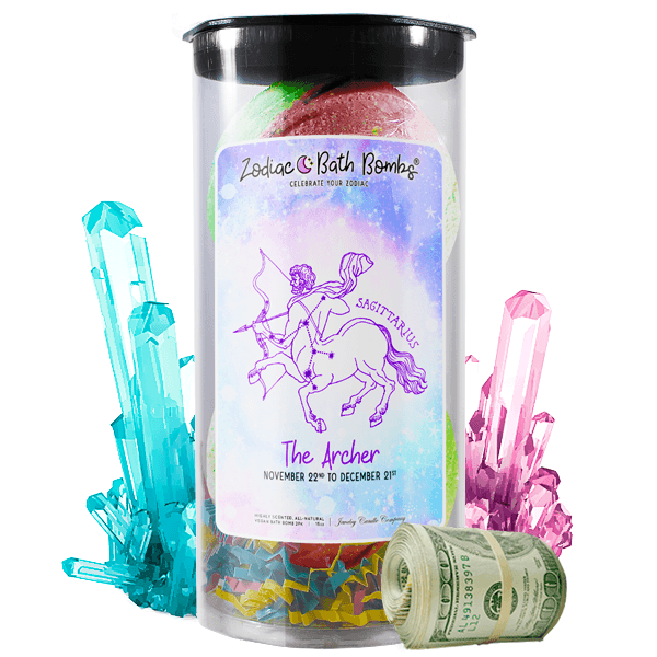 Sagittarius | Zodiac Cash Bath Bombs-Zodiac Cash Bath Bombs-The Official Website of Jewelry Candles - Find Jewelry In Candles!