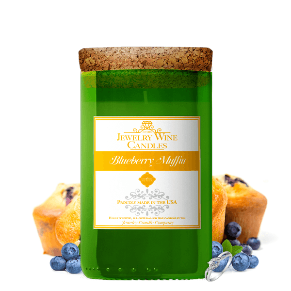 Blueberry Muffin | Jewelry Wine Candle®-Jewelry Wine Candles-The Official Website of Jewelry Candles - Find Jewelry In Candles!
