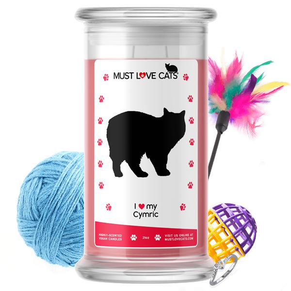 I Love My Cymric | Must Love Cats® Candle-Must Love Cats® Candle-The Official Website of Jewelry Candles - Find Jewelry In Candles!