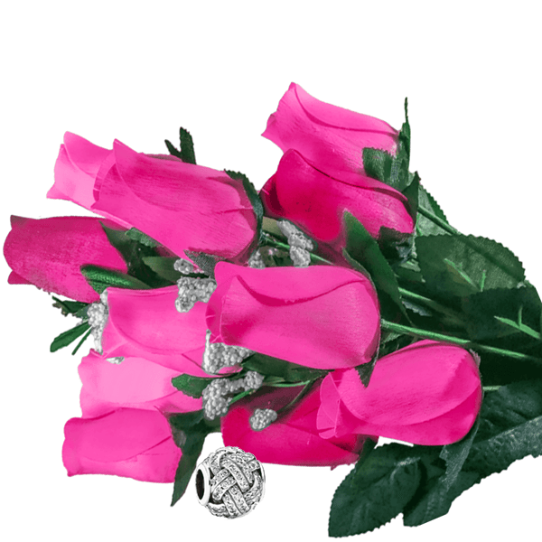 Pink Bouquet Charm Roses