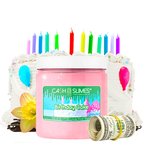 Birthday Cake | Cash Slime®-Cash Slime®-The Official Website of Jewelry Candles - Find Jewelry In Candles!