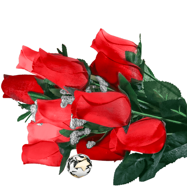 Red Bouquet Charm Roses
