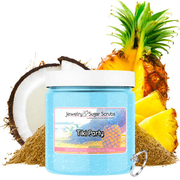 Tiki Party | Single Jewelry Sugar Scrub®-Jewelry Sugar Scrub®-The Official Website of Jewelry Candles - Find Jewelry In Candles!