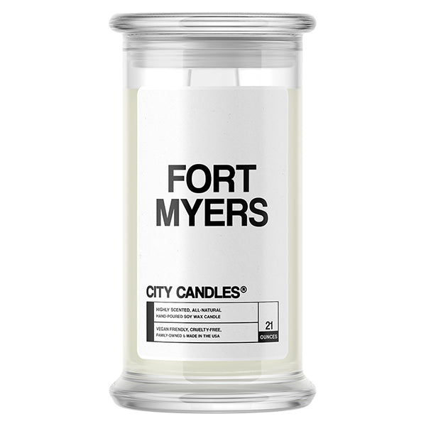 Fort Myers City Candle
