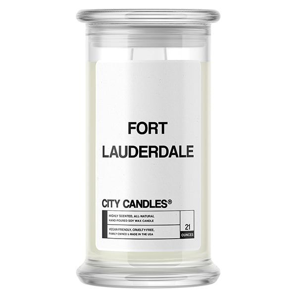 Fort Lauderdale City Candle