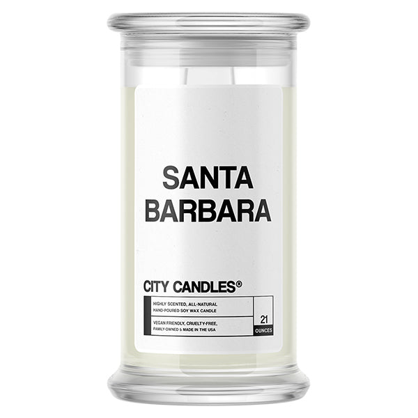 Santa Barbara City Candle