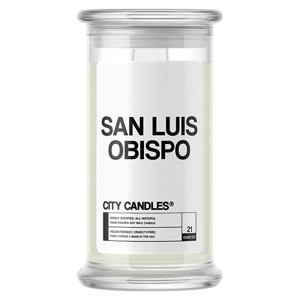San Luis Obispo City Candle