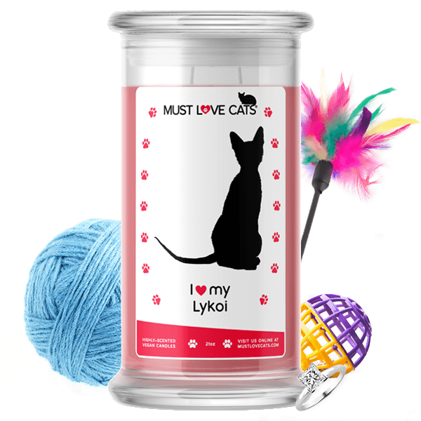 I Love My Lykoi | Must Love Cats® Candle-Must Love Cats® Candle-The Official Website of Jewelry Candles - Find Jewelry In Candles!