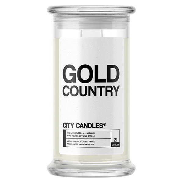 Gold Country City Candle
