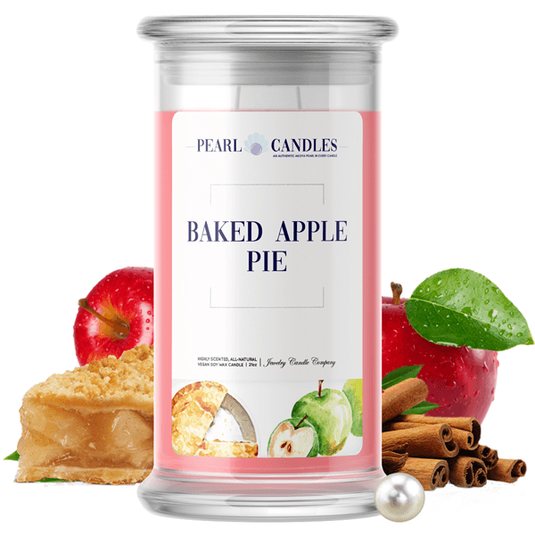 Baked Apple Pie | Pearl Candle®-Pearl Candles®-The Official Website of Jewelry Candles - Find Jewelry In Candles!