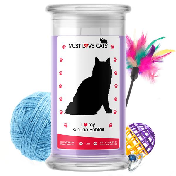I Love My Kurilian Bobtail | Must Love Cats® Candle-Must Love Cats® Candle-The Official Website of Jewelry Candles - Find Jewelry In Candles!