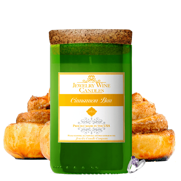 Cinnamon Bun | Jewelry Wine Candle®-Jewelry Wine Candles-The Official Website of Jewelry Candles - Find Jewelry In Candles!