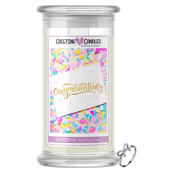 Congratulations! Jewelry Greeting Candles