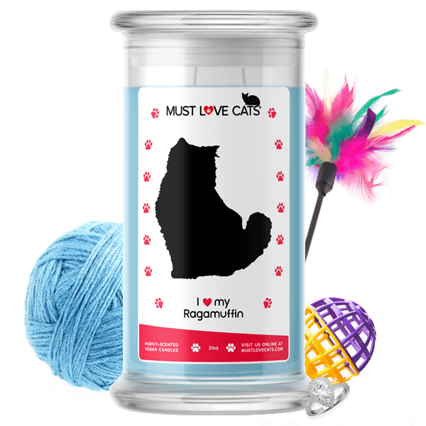 I Love My Ragamuffin | Must Love Cats® Candle-Must Love Cats® Candle-The Official Website of Jewelry Candles - Find Jewelry In Candles!