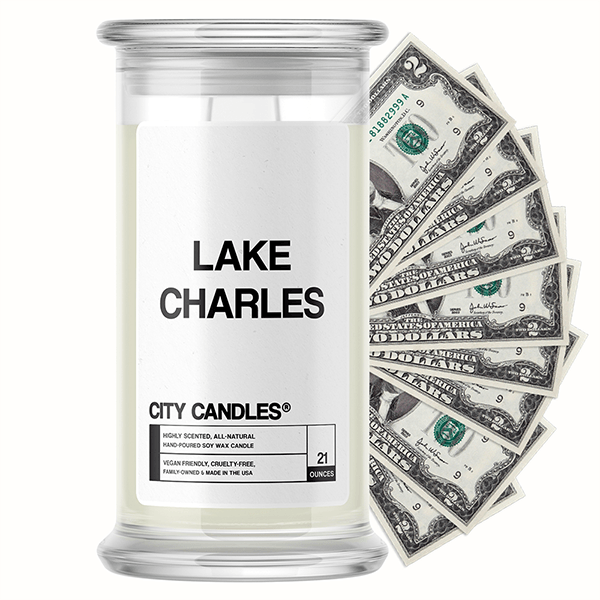 Lake Charles City Cash Candle