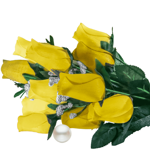 Yellow Bouquet Pearl Roses