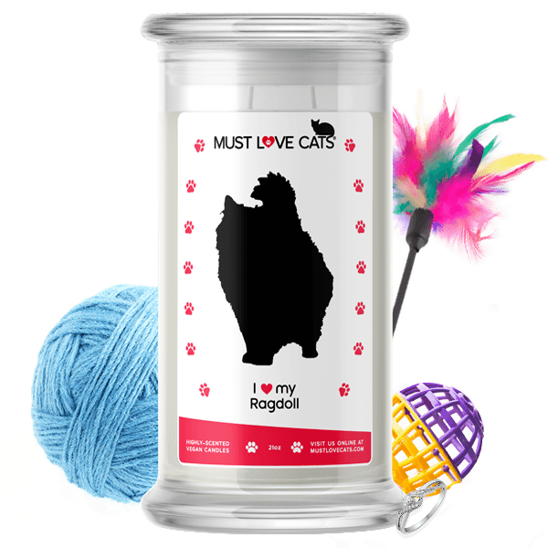 I Love My Ragdoll | Must Love Cats® Candle-Must Love Cats® Candle-The Official Website of Jewelry Candles - Find Jewelry In Candles!