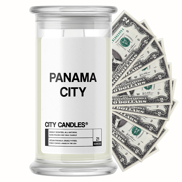 Panama City City Cash Candle