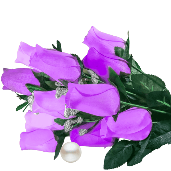 Lavender Bouquet Pearl Roses