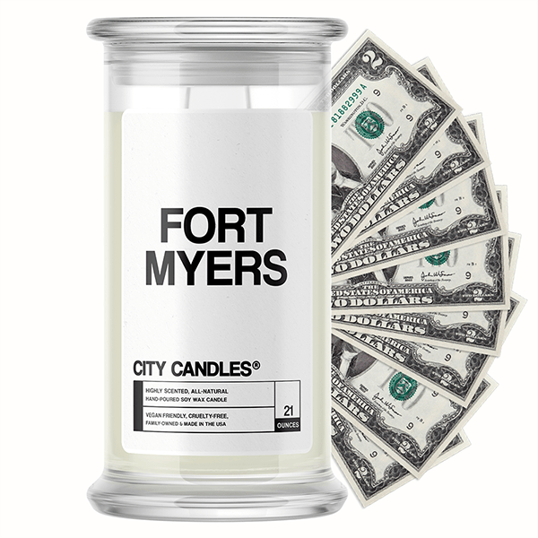 Fort Myers City Cash Candle