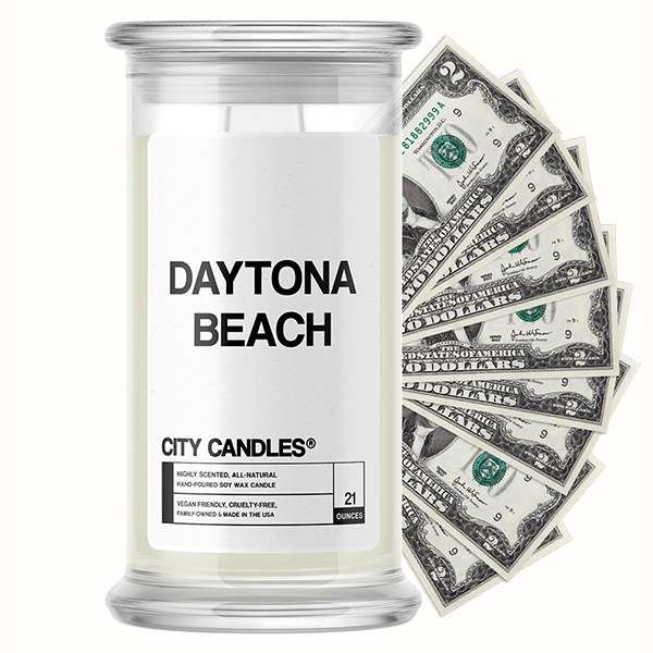 Daytona Beach City Cash Candle