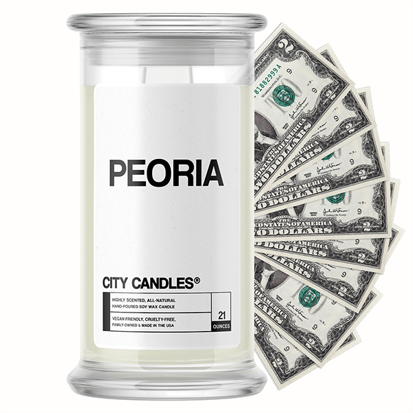 Peoria City Cash Candle