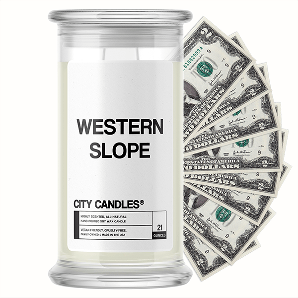 Western Slope City Cash Candle