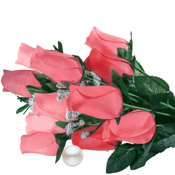 Peach Bouquet Pearl Roses