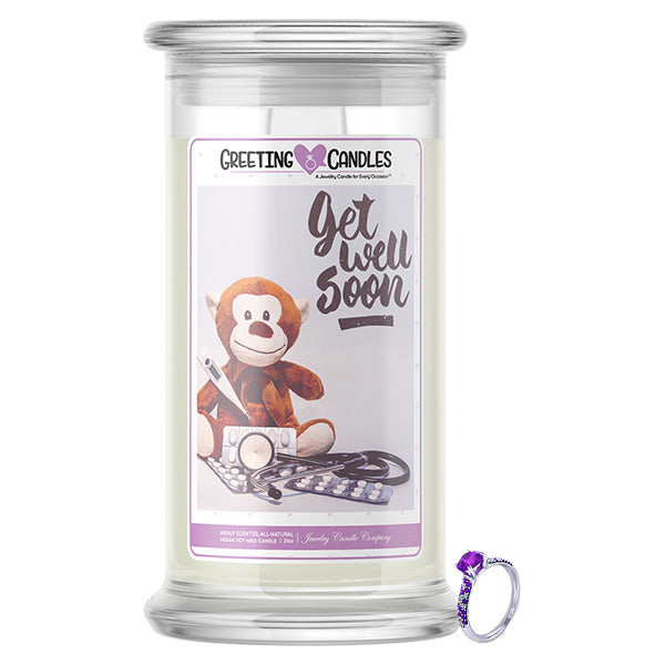 Get Well Soon Jewelry Greeting Candles