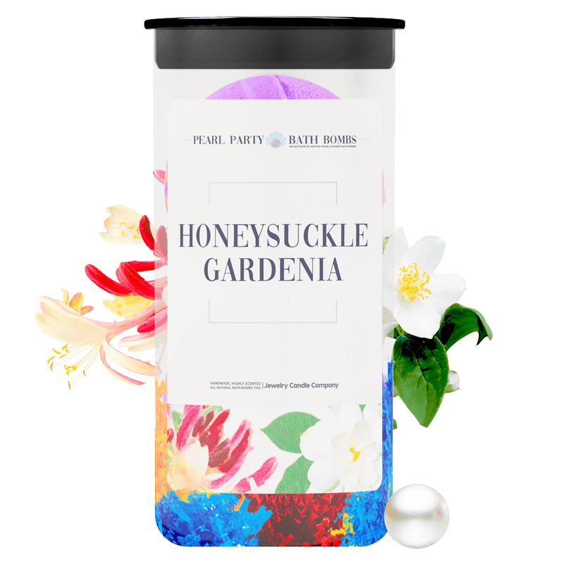Honeysuckle Gardenia Pearl Party Bath Bombs Twin Pack