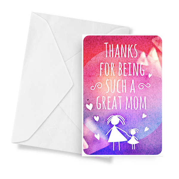 Thanks For Being Such A Great Mom | Mother's Day Jewelry Greeting Cards®-Jewelry Greeting Cards-The Official Website of Jewelry Candles - Find Jewelry In Candles!