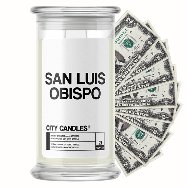 San Luis Obispo City Cash Candle