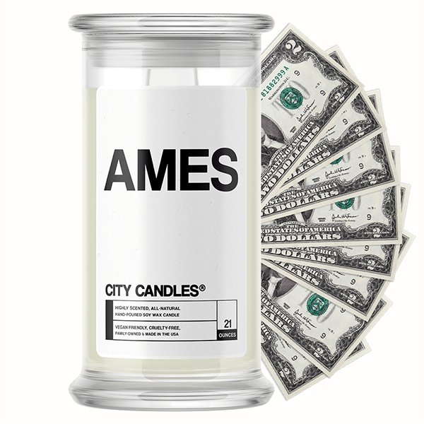Ames City Cash Candle