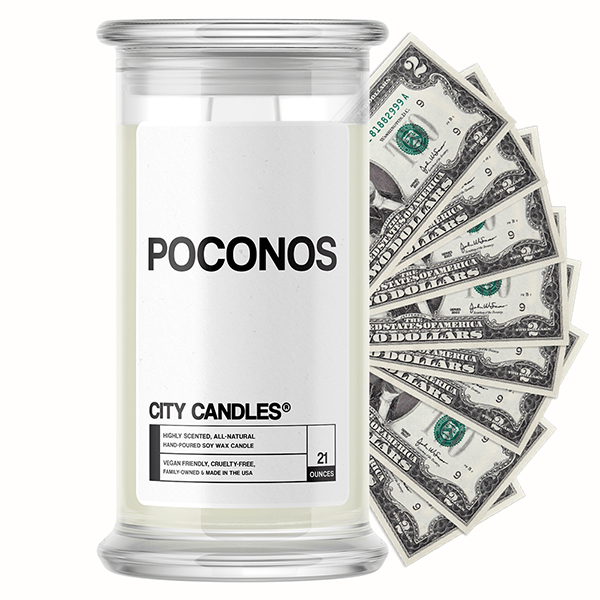 Poconos City Cash Candle