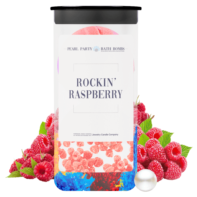Rockin' Raspberry Pearl Party Bath Bombs Twin Pack