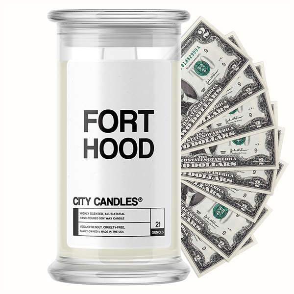 Fort Hood City Cash Candle