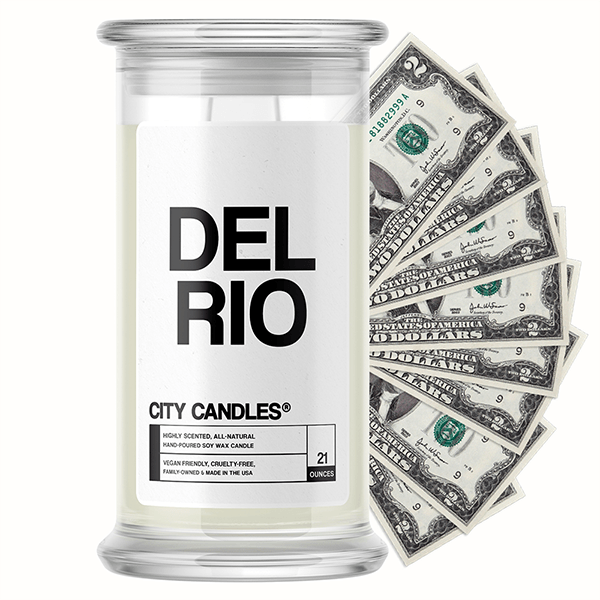 Del Rio City Cash Candle