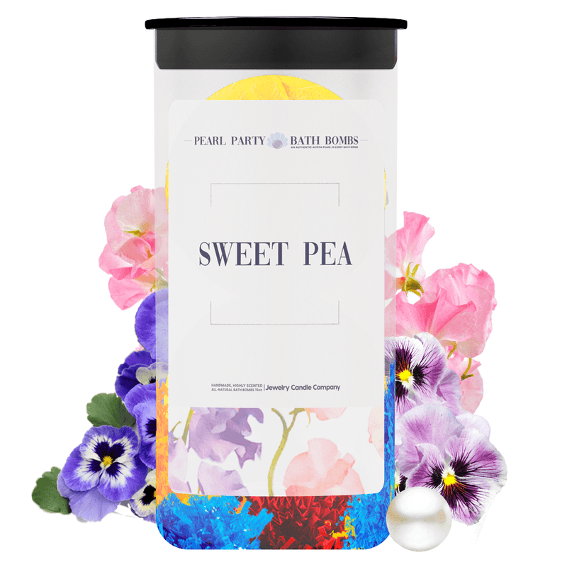 Sweet Pea Pearl Party Bath Bombs Twin Pack